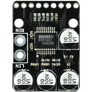 Módulo conversor Analógico-digital (ADC) estéreo - 105dB SNR