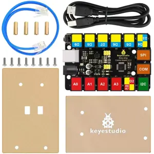 Placa de desarrollo con ATmega328P y conectores EASY Plug para Arduino STEAM