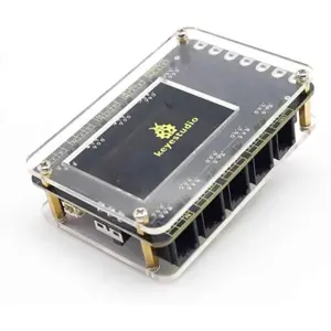 Placa de expansión Easy Plug para micro:bit con 10 puertos RJ11, 4 LEDs RGB y Buzzer