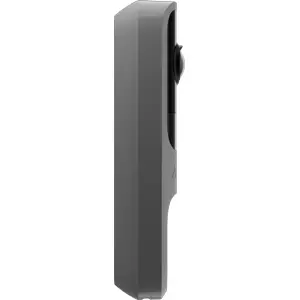 Videoporteiro inteligente WiFi 4MP 155º IR 6m IP54 - cinza