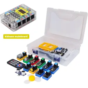 Kit de Ventoinha Inteligente Educativo (9+) para Programação KidsBlock, Python e Arduino - c/ Placa KidsUno