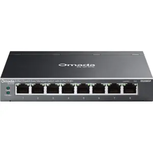 Switch 8P Gigabit PoE+ 10/100/1000Mbps gerenciável