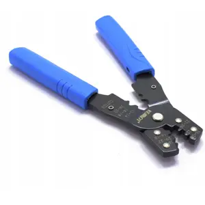 Alicate de cravar terminais não isolados 0.08-5.2mm² c/ cortador
