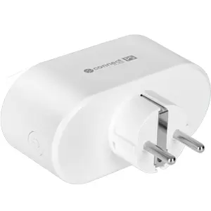 Tomada Inteligente WiFi Dupla c/ medidor de consumo (compatível c/ Tuya) 3600W