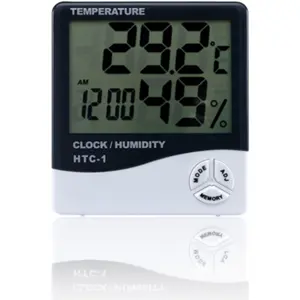 Relógio Digital com indicação de Temperatura e Humidade