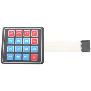 Teclado matricial de membrana 4x4 compatível com Arduino