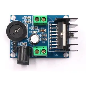Módulo Amplificador de Áudio Analógico Classe AB (TDA7297) 2x15W