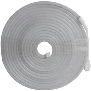 Fita LED NEON FLEX RGB 12VDC IP67 - 6x12mm - c/ comando - rolo de 5.0m