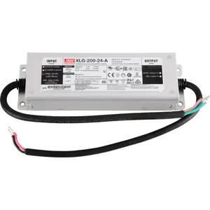 Fonte de alimentação para LEDs 24VDC 8.3A 200W Ajustável IP67