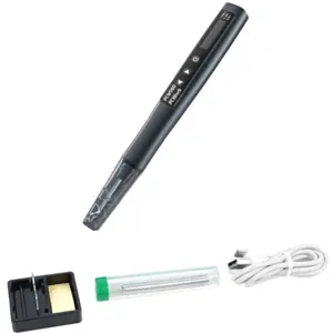 Ferro soldar 40W c/ display OLED - ligação USB-C