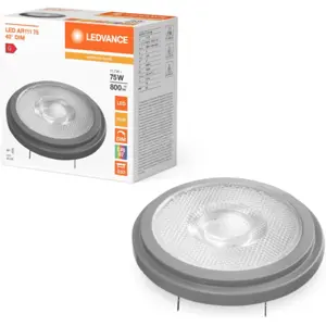 Lâmpada LED AR111 (G53) dimável 40º 11.7W (=75W/927) 800lm 2700K (branco quente)