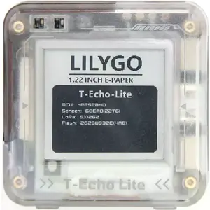 Nodo LoRa con nRF52840, SX1262 y pantalla E-Paper 1,22'', compatible con Meshtastic - Con caja