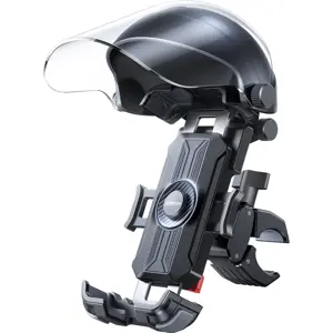 Suporte telemóvel até 7'' para mota / bicicleta com viseira de proteção