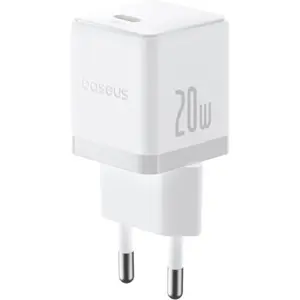 Carregador 1x USB-C 20W PD 3.0 QC 3.0 - branco