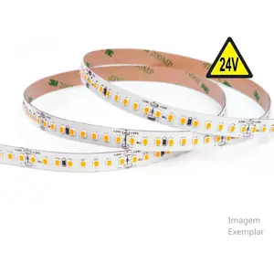Fita LED para Talho / Carne 12.8W/m 3100K 24V IP66 - rolo 5m