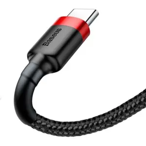 Cabo USB-A <-> USB-C QC3.0 - 1m - preto