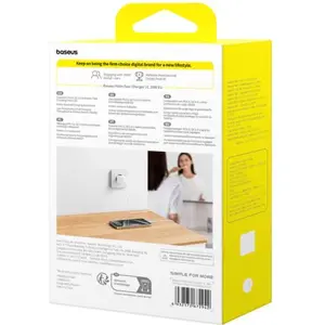 Carregador 1x USB-C 20W PD 3.0 QC 3.0 - branco