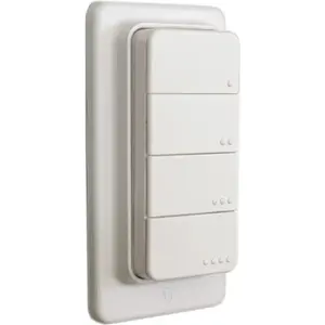 Comando ativador de cenários de 4 botões BT/Zigbee c/ suporte magnético