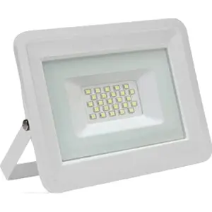Projector LED Slim 230VAC 10W 3000K (branco quente) 650lm - Branco