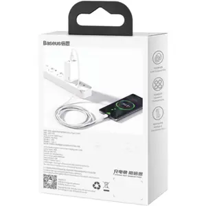 Cable USB-A -> USB-C Quick Charge 66W - blanco - 1.0m