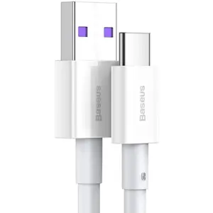 Cable USB-A -> USB-C Quick Charge 66W - blanco - 1.0m