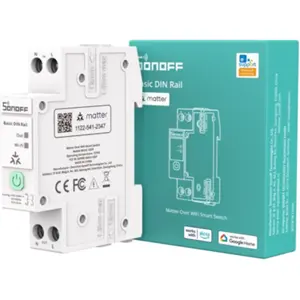 Interruptor Inteligente para calha DIN 32A com Protocolo Matter over Wi-Fi