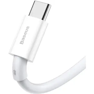 Cable USB-A -> USB-C Quick Charge 66W - blanco - 1.0m