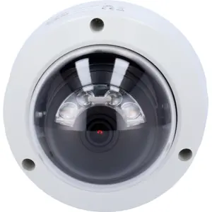 Câmara IP (Ethernet c/ PoE) Dome 4MP 2.8mm IR 30m c/ Deteção inteligente - IP67 IK08