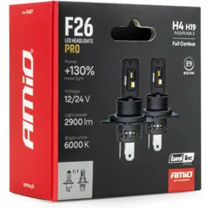 Lâmpada LED CSP H4 H19 (P43t) 70W 2900lm 6000K (homologada)