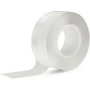 Cinta nano biadhesiva transparente reutilizable - 30mm x 2mm - 3m