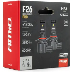 Lâmpada LED CSP HB3 (P20d) 68W 3550lm 6000K (homologada)