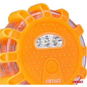Luz LED de emergência de segurança magnética para viaturas - recarregável - IP67