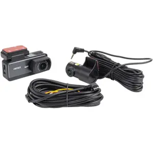Dashcam frontal 1K + cámara trasera con pantalla LCD, G-Sensor, Wi-Fi