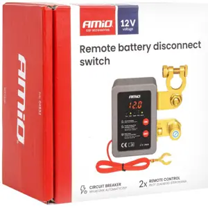 Corta-Corrente de bateria 12V / 240A c/ controlo remoto