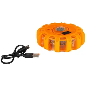 Luz LED de emergência de segurança magnética para viaturas - recarregável - IP67