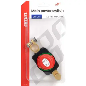 Corta-corrente de bateria 12V-48V 275A (2 posições) p/ borne