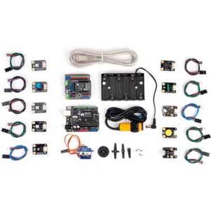 Kit de Iniciação a Arduino com DFRduino UNO R3, Shield e Módulos Gravity