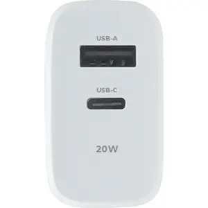 Cargador USB-A + USB-C (QC4.0 + PD3.0) 20W