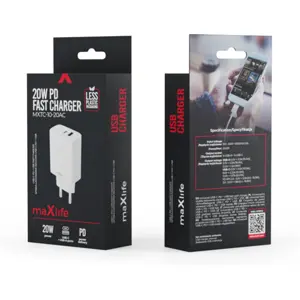 Cargador USB-A + USB-C (QC4.0 + PD3.0) 20W