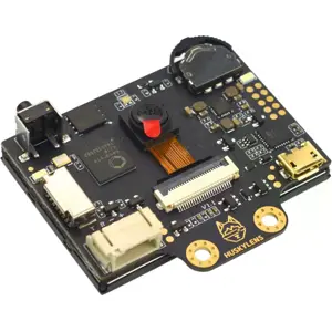 Cámara inteligente IA con 2MPx, pantalla IPS 2'' y K210 para reconocimiento facial y objetos + caja