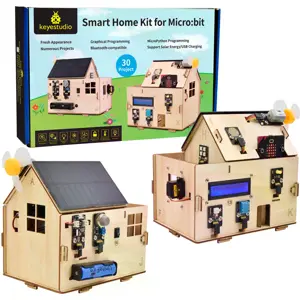 Kit DIY Casa inteligente IoT con panel solar para Micro:bit