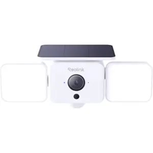 Cámara IP (Wi-Fi) 2K 4MP 2.3mm IR 10m con focos, PIR, batería y panel solar - IP66