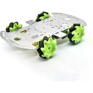 Kit Chassis com Motores e Rodas Mecanum para Robô 4WD