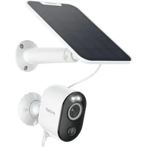 Cámara IP (Wi-Fi) 5MP IR 10m con batería, PIR, Luz LED + Panel Solar - IP65