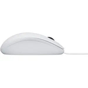 Ratón óptico 800DPI con cable USB con scroll - blanco