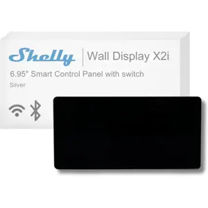 Pantalla Touch de pared 6,95'' para control centralizado con sensores + Wi-Fi 6 + relé 5A - Plateado
