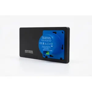 Pantalla táctil de pared de 6.95'' para control centralizado con sensores + Wi-Fi 6 + relé 5A - Negro