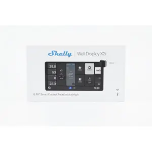 Pantalla Touch de pared 6,95'' para control centralizado con sensores + Wi-Fi 6 + relé 5A - Plateado