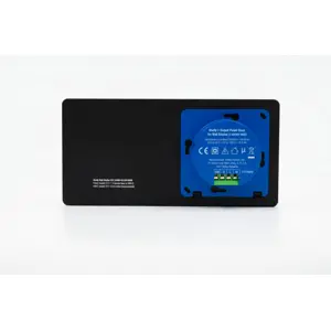 Pantalla táctil de pared de 6.95'' para control centralizado con sensores + Wi-Fi 6 + relé 5A - Negro