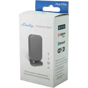 Sensor de Presença mmWave Inteligente com Wi-Fi, Matter, Zigbee e Bluetooth